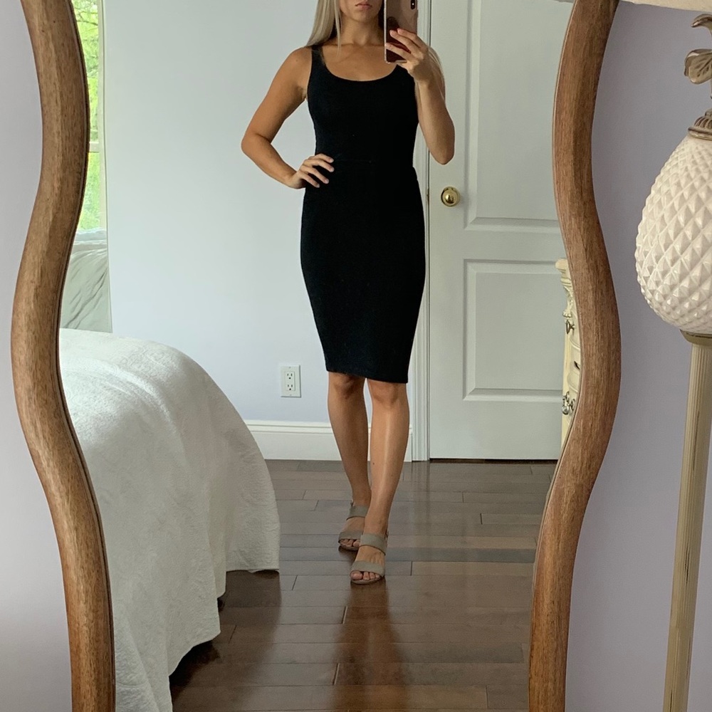My XSIDE with Love Boutique Black Midi Skirt